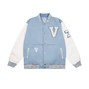 Customizable Maroon <b>White</b> 100% Wool Windproof Breathable Horn Button Varsity <b>Jacket</b> MSWVJ052 Fast Delivery for Winter Use - Product Image 4