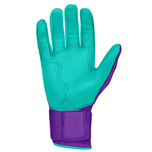 Gants de frappe de baseball de softball en cuir personnalisés haut de gamme écran tactile confortable antidérapant résistant à l'usure respirant OEM - Product Image 2