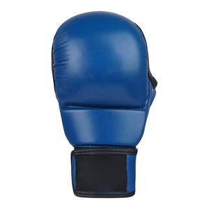 Gants de combat Mui Thai MMA avec logo personnalisé Gants de tir professionnel en cuir Gants de boxe pour l'entraînement des arts martiaux - Product Image 1