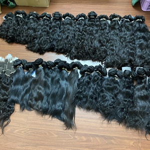 <b>Top</b> Quality Raw Vietnamese Human Hair Extensions Unprocessed Natural Wavy Super <b>Silky</b> Smooth Ready to Ship - Product Image 2