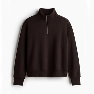 Sudadera de Verano de Algodón Oversize para Hombre, Cuello Alto, Estilo Mock Neck, Personalizada, Tallas Grandes, de Secado Rápido - Product Image 5