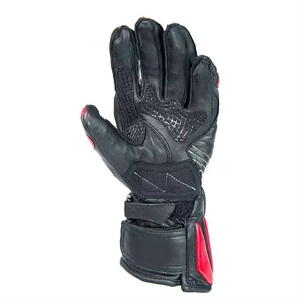 Guantes de carreras de diseñador para jóvenes Motocross Bikers Sublimación de dedo completo en rojo y negro Deportes unisex al por mayor - Product Image 3