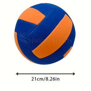Size 5 PVC Volleyball <b>Soft</b> Touch Waterproof Rubber Bladder Training Ball for Indoor Use All Seasons - Product Image 3