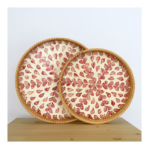 ถาดเสิร์ฟ Restaurant-SM2089แบบเป็นมิตรต่อสิ่งแวดล้อมสำหรับตกแต่งทำด้วยมือแบบหรูหราถาดใส่อาหารแม่ของไข่มุกแบบหรูหราหรูหราสไตล์เวียดนาม - Product Image 1