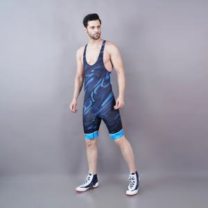 Combinaison de lutte professionnelle antibactérienne, design personnalisé, haute performance, écologique, séchage rapide - Product Image 2