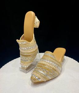 Best Selling Stylish Embroidered Sandal's Women Footwear for Home & Office use Available at Bulk Quantity from India - Product Image 2