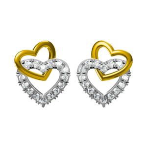 Pendientes de diamantes reales de oro de 18 quilates personalizados para mujer, joyería de compromiso ligera a la moda - Product Image 1