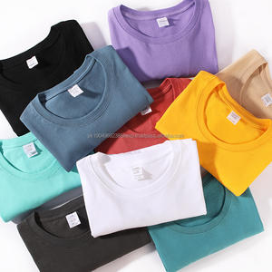 Camisetas Lisas de Manga Corta 100% Algodón, Personalizadas con tu Propio Logotipo de Marca, Tallas Grandes, Estilo Urbano para Hombre, Secado Rápido - Product Image 2