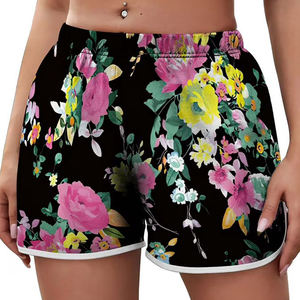 Shorts Deportivos Transpirables de Cintura Alta para Mujer, Secado Rápido, Impermeables, para Fitness, Yoga, Playa, Correr, Tallas Grandes, Logotipo Frontal - Product Image 6