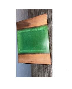 Planche à découper de planche à fromage en résine de luxe pour pièce de forme carrée au design simple avec vente - Product Image 2