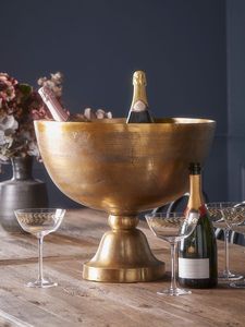 Enfriadores de vino de acero inoxidable para bebidas de champán personalizados de lujo, enfriadores de cerveza, cubo de hielo de doble capa de plástico, enfriadores para Bar - Product Image 4