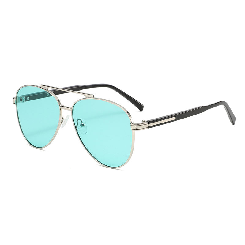 C5: Silver Black/ Ocean Green