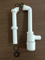 Accessoire de vidange en plastique PP écologique pour lavabo moderne, durable, installation facile, garantie 1 an, salles de bain, toilettes, cuisines
