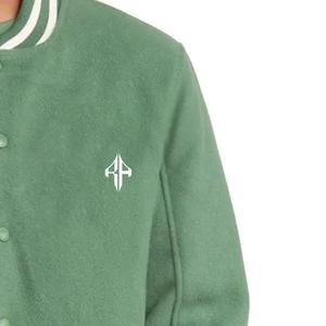 2025 chaqueta universitaria transpirable con cuello acanalado nueva chaqueta de invierno con logotipo personalizado más vendida 100% poliéster de ATLANTIC - Product Image 3