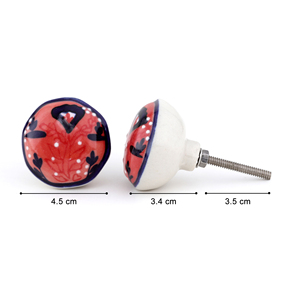 SHUBHAM, pomo de cajón multicolor moderno, accesorios de latón hechos a mano, tirador de armario decorativo ajustable, dormitorio, baño, centro comercial - Product Image 4