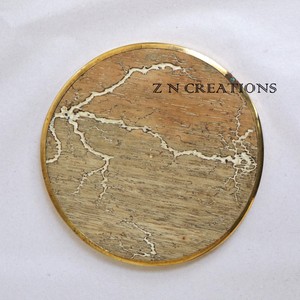 High Quality Custom Handmade Resin Marble Wooden Coasters MFD Manufacturer's <b>Mats</b> & Pads for Drinks - Product Image 4