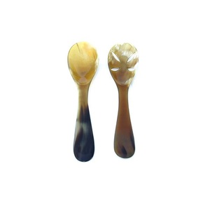 Cuchara de mesa de cuerno de búfalo, cubiertos de lujo para decoración rústica, utensilios de cocina, vajilla, juego de cucharas de cuerno - Product Image 6
