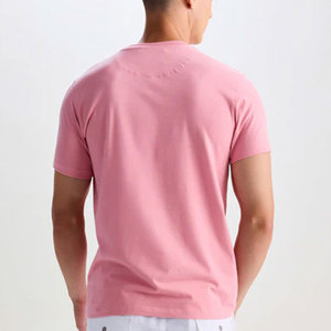 T-shirts pour hommes en coton à col rond, coupe ajustée, anti-rides, respirants et écologiques - Product Image 6