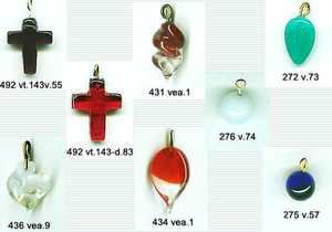 Custom Made Lamp Work Style Glass Floral Themed Chunky Glass <b>Beads</b> in <b>Assorted</b> Colors Ideal for Bracelet and Necklace Designers - Product Image 4