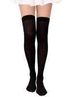 Collants tricotés à compression montants, à étriers, imprimés motifs dessin animé et pois floraux, pour l'été