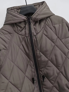 Chaqueta Cortavientos de Invierno 2025 para Mujer, Estilo Retro, Holgada, con Cierre, Capucha, Relleno de Poliéster, Transpirable, con Exterior de PU, Cálida - Product Image 5