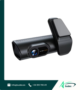 Cámara de salpicadero dual Sudex 4K frontal 1080P trasera con WiFi integrado, control por aplicación, seguimiento de ruta GPS, visión nocturna, modo de estacionamiento, modelo K08 para coche - Product Image 1