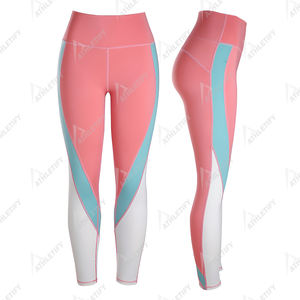 Leggings de yoga taille haute pour femmes Style taille moyenne résistant aux squats et respirant avec motif cousu et imprimé pour Gym Fitness et Yoga - Product Image 3