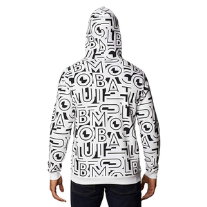 Sweat à capuche personnalisé pour homme, 100% polyester, motif lettres, hiver chaud, service OEM - Product Image 2