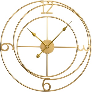 Reloj de pared de hoja a la moda, decoración para el hogar, sala de estar, cama, oficina, diseño moderno multicolor, de Metal - Product Image 6