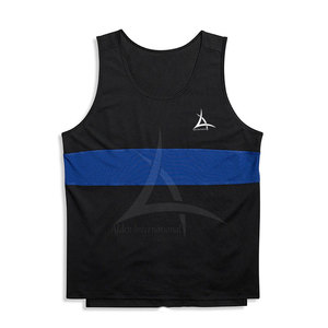 Oem Service Summer Casual Lightweight Men Tank <b>Top</b> 100% Cotton Quick Dry Breathable Outdoor Use - Product Image 1