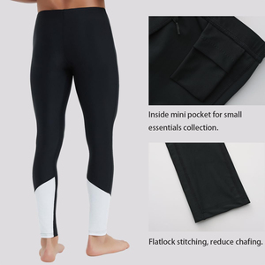 Leggings de Yoga Personalizables con Bolsillo de Parche y Cintura Elástica, Leggings de Cintura Alta para Hombre, Totalmente Personalizables, Transpirables, de Secado Rápido - Product Image 2