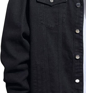Veste en jean pour homme, streetwear, hip hop, veste décontractée à capuche pour homme, vêtements d'extérieur, nouvelle mode automne-hiver 2023, coupe slim - Product Image 5