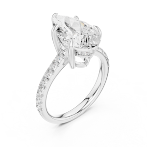 GISELLE 10K Floral design <b>adjustable</b> <b>ring</b> for women - Product Image 3