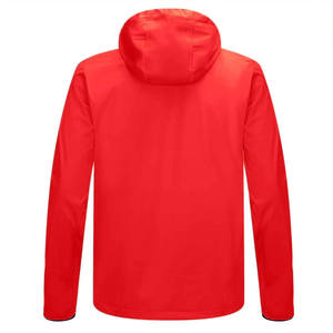 Chaqueta de invierno con diseño de logotipo personalizado para hombre, ropa de calle, chaqueta de lluvia acolchada con cuello levantado, chaquetas cortavientos impermeables de nailon Softshell - Product Image 3