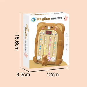 Vente en gros de jeux d'entraînement à la réaction portables Machine à jeux électroniques Rhythm <span class=keywords><strong>Master</strong></span> <span class=keywords><strong>Jeu</strong></span> à poussée rapide avec lumière musicale - Product Image 4