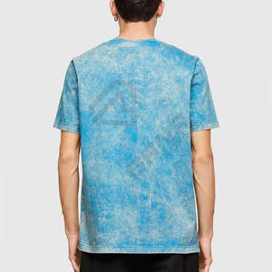 Último diseño sólido largo transpirable de alta calidad cómodo suave personalizado de gran tamaño camisetas de los hombres con 100% algodón orgánico - Product Image 2