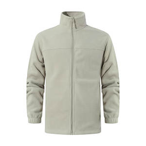 240g Custom Colors Polar <b>Fleece</b> Jacket Anti-Pilling <b>Thermal</b> Mid-Layer Industrial Workwear OEM Wholesale Full-Zip Front Logo - Product Image 1