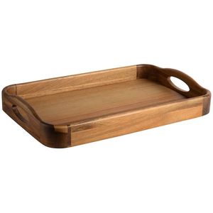 Plateau de service en bois moderne de qualité supérieure pour collations thé boisson petit déjeuner cuisine vaisselle vente en gros planches de service - Product Image 1