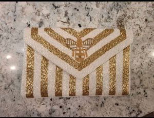 ดาวและผีเสื้อลูกปัดคลัทช์กระเป๋า Boho คลัทช์กระเป๋า - Product Image 3