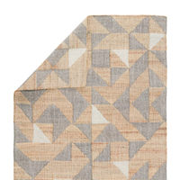Handgefertigter, handgewebter Jute-Teppich mit flachem Flor, haustierfreundlich, modernes geometrisches Muster für Wohnzimmer, Schlafzimmer, Zuhause & Hotels