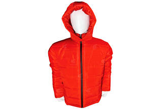 Blouson matelassé chaud d'hiver très demandé pour homme, à capuche, léger, en polyester de haute qualité, motif uni - Product Image 3