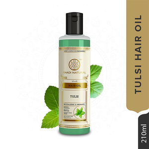 Khadi Natural Tulsi Aceite Capilar 210 ml - Product Image 1