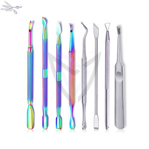 Pousse-cuticules en métal double face de haute qualité en acier inoxydable pour la vente en gros - Product Image 1
