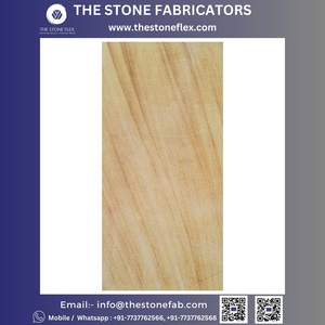 Plaque de placage en pierre flexible en teck et grès TSF Inde - Product Image 5