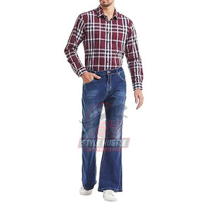 Pantalones de hombre de marca privada, pantalones de hombre de color sólido con bolsillos laterales, pantalones de hombre en oferta. - Product Image 4