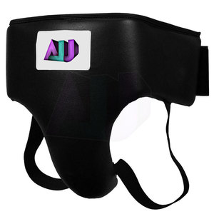 Protège-aine en cuir réglable pour le sport et la remise en forme - Protection durable et respirante pendant les entraînements, les matchs ou les compétitions - Product Image 2