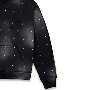 เสื้อฮู้ดดี้หรูหราประดับเพชรเทียม ผ้าฝ้ายฟลีซ 100% สไตล์สตรีทแวร์สำหรับฤดูหนาวและฤดูร้อน - Product Image 3