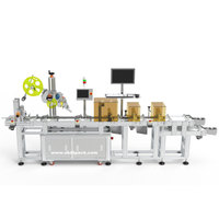 SKILT Máquina automática de etiquetado de superficie superior de bolsas Máquina de etiquetado de etiquetas colgantes Máquina de etiquetado de tarjetas con impresora