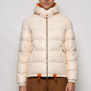 Chaqueta acolchada a prueba de viento para hombre 2025, suave, informal, de Color sólido, estilo callejero con cuello levantado, cierre de cremallera, invierno al aire libre - Product Image 5