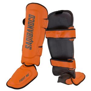 Protège-tibias de kick de boxe Protège-tibias en cuir personnalisés Muay Thai pour les entraîneurs - Product Image 2